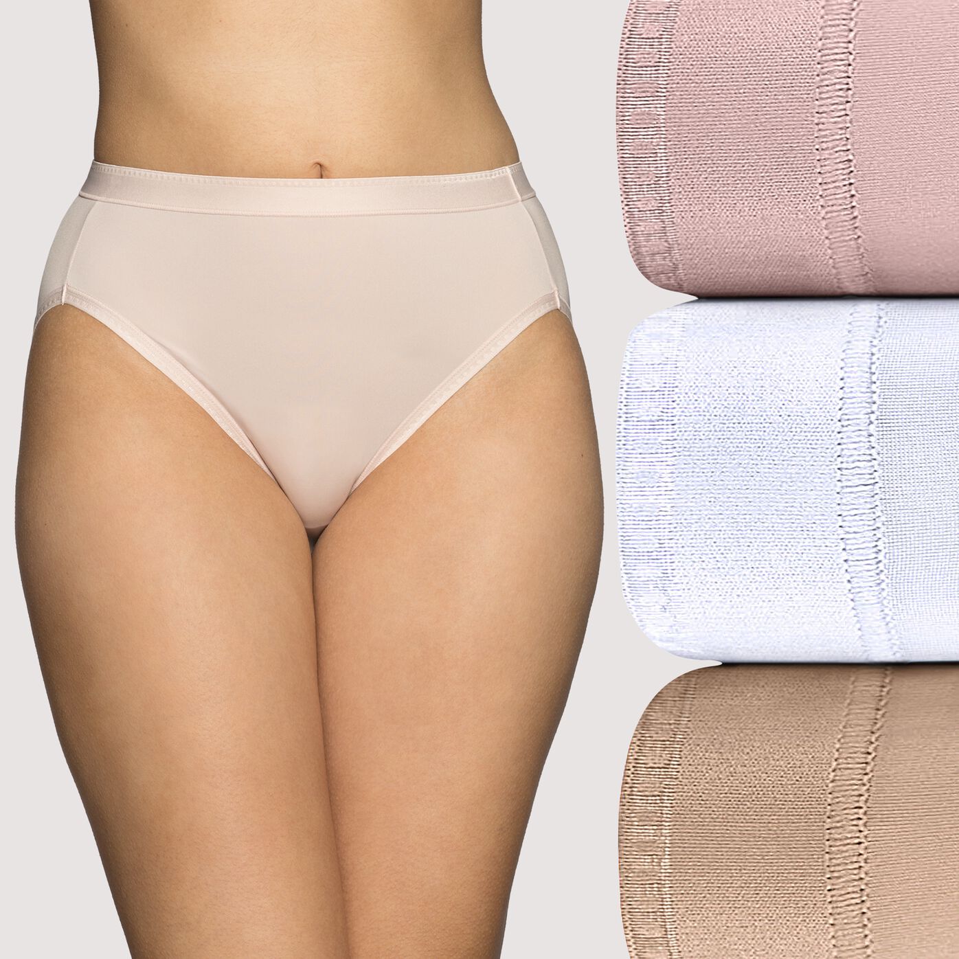 Beyond Comfort Silky Stretch Bikini Panty - 3 Pack