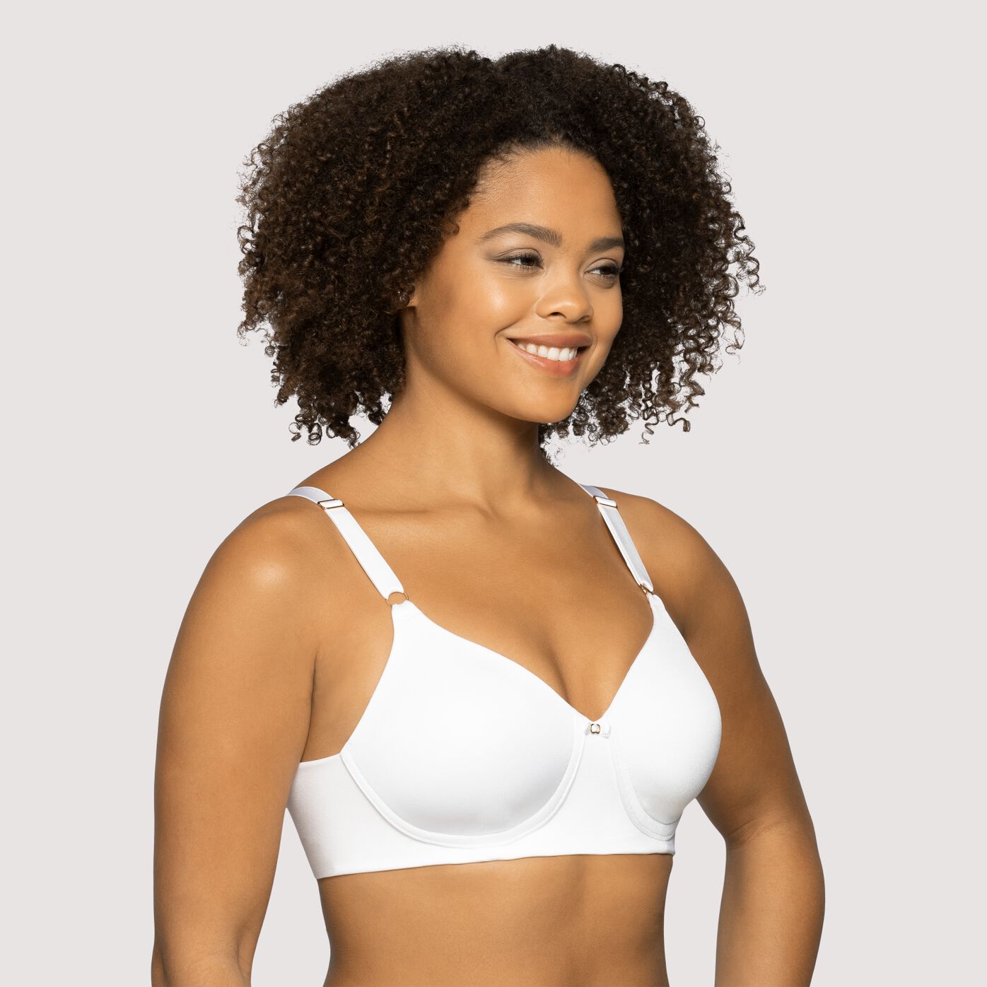 Buy Just My Size Women's Active Lifestyle Wire Free Bra, White, 44D at