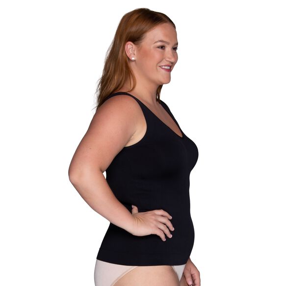 Seamless Spin Tank Cami S M L 2XL Breathable Smoothing Vanity Fair