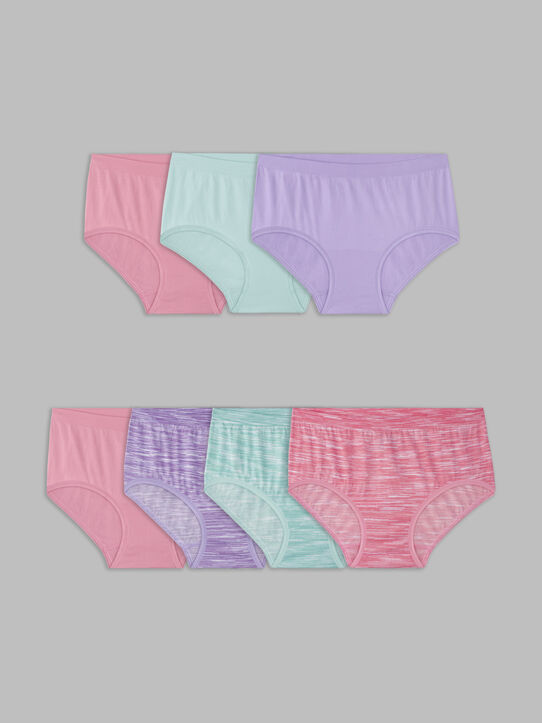 Girls'Eversoft® Brief Underwear, Assorted 6 Pack