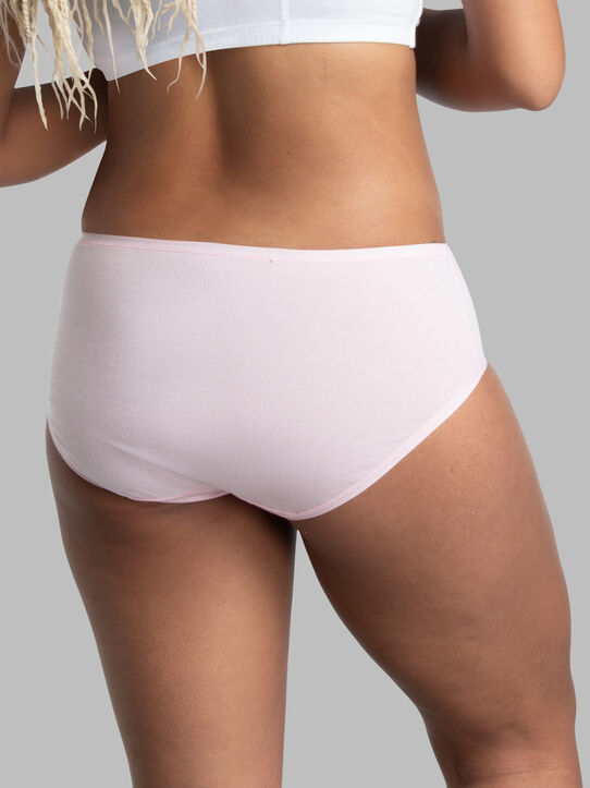 Luxury Cotton Hipster Panties in White