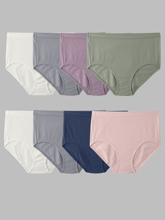 Fruit of the Loom Women's Breathable Cotton-Mesh Brief Underwear