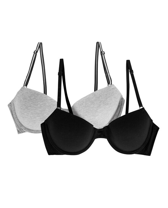 Zimcti Women's Balconette Cup Bra - Low Cut Sexy Demi Cup Push Up with  Lightweight Padded Black S at  Women's Clothing store