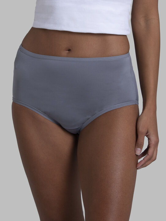 Hanes Signature Breathe Women's Microfiber Brief Underwear 6-Pack,  Assorted, 10 at  Women's Clothing store