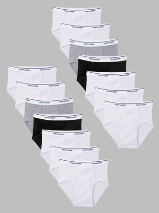 FTL-6EL467T - Fruit Of The Loom Toddler Boys Cotton Boxer Briefs 6 Pack, 4T/5T,  Assorted