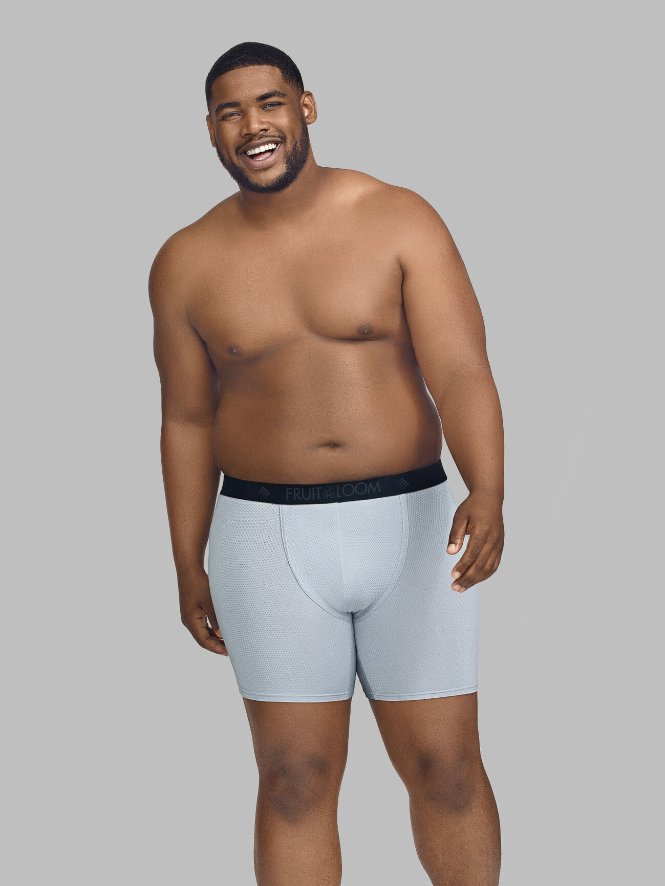 Fruit of the Loom Men's Breathable Underwear with Tri-Cool Technology Boxer  Briefs (Pack of 3)