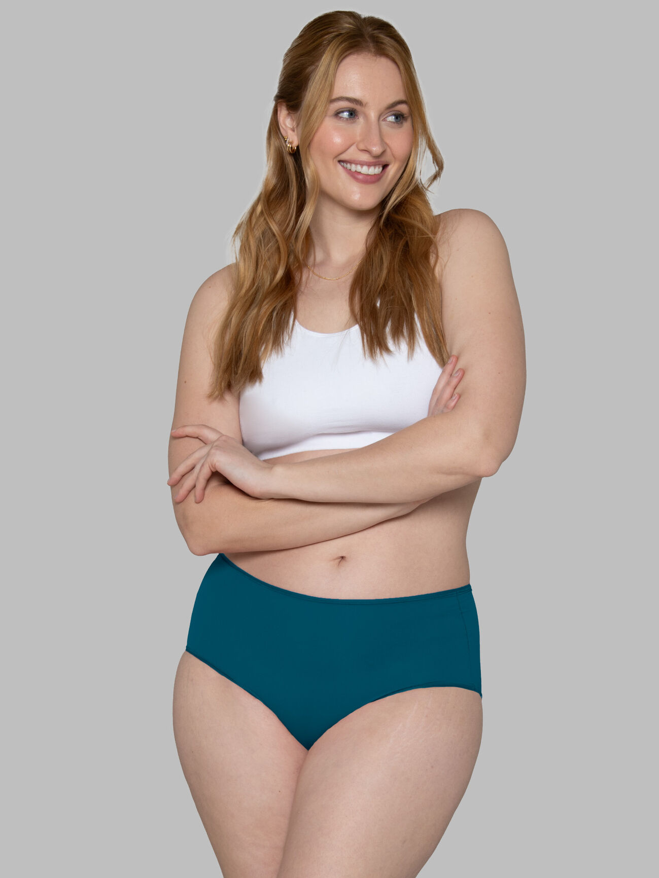 Buy Just My Size Women's Plus Size Fresh & Dry Briefs 3-Pack, Assorted, 9  at