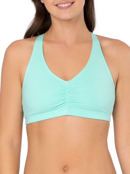 Fruit of the Loom Women's Built-Up Sports Bra, (Pack of 3) : :  Clothing & Accessories