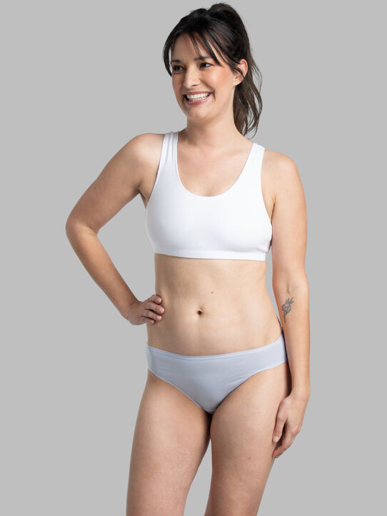 Fruit of the Loom Women's 360 Stretch Seamless Hipster Underwear