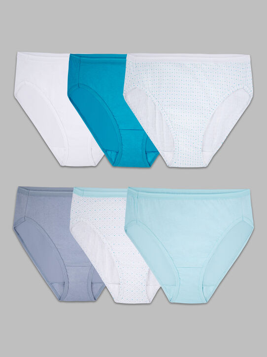 Fruit of the Loom Breathable 5 Pack High Cut Panty 5dpbbh1, Color: Basic  Pack - JCPenney