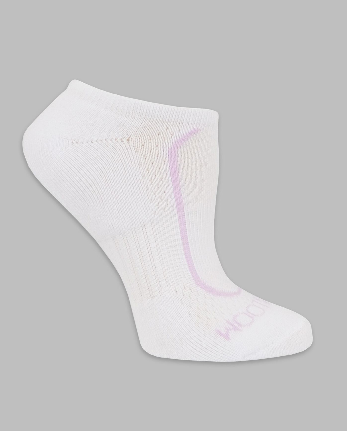 Women's CoolZone® No Show Socks Assorted White, 6 Pack, Size 8-12