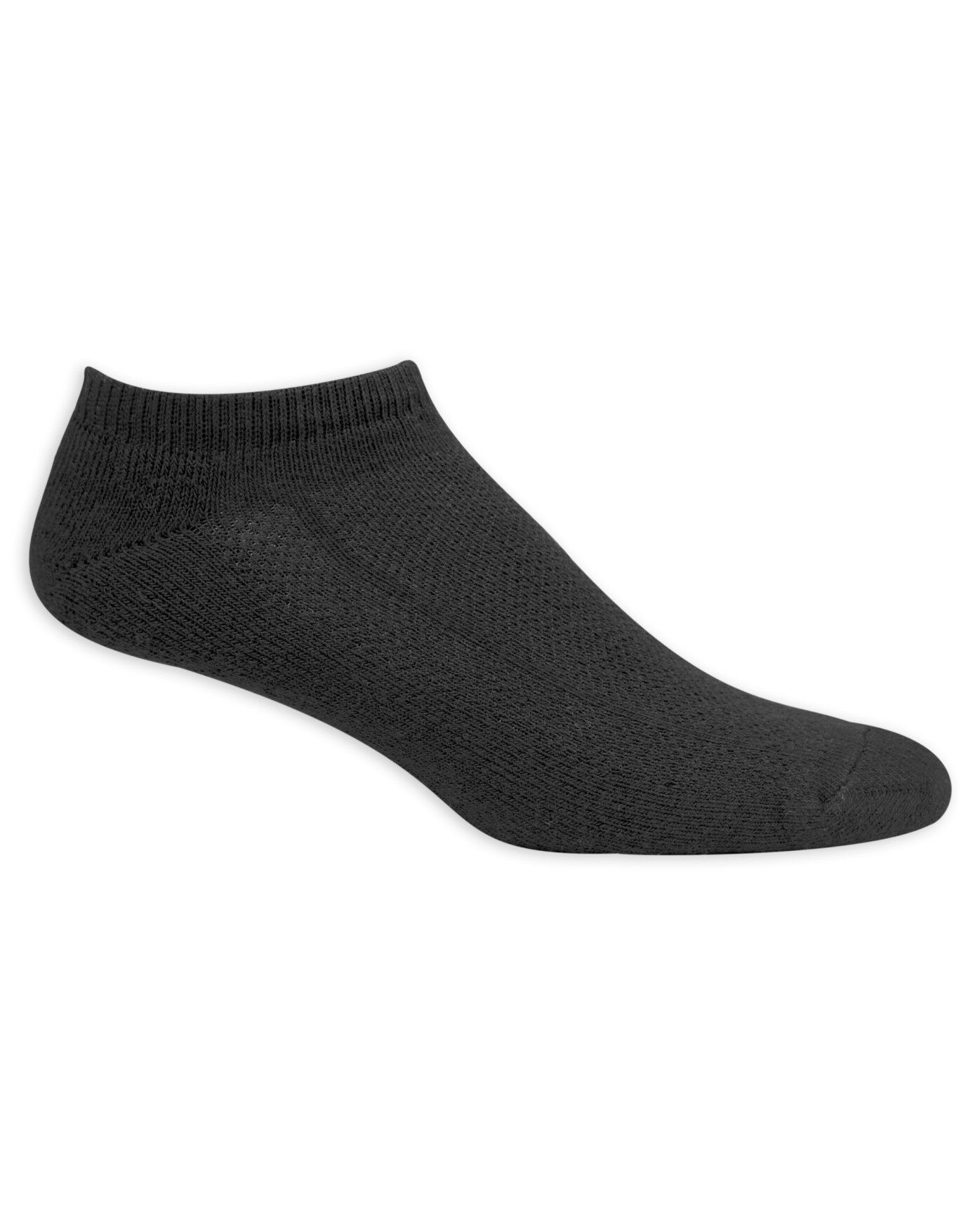 black cotton no show socks