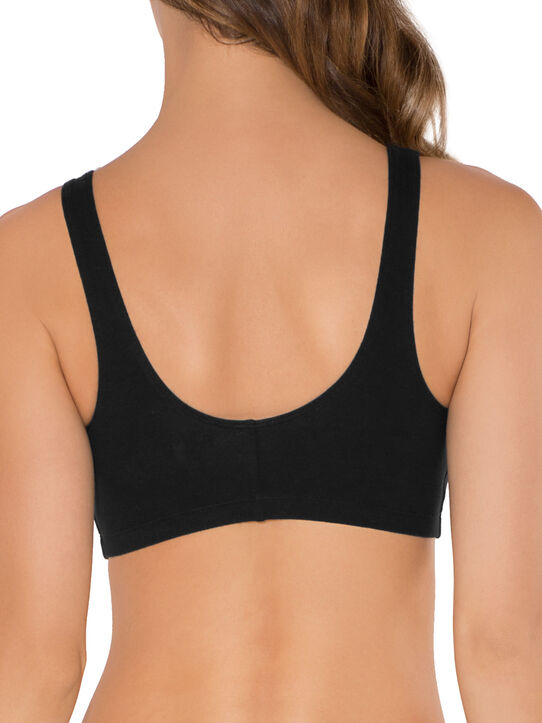 Dynamic Back Support Front Closure Cotton & Silk Sports Bra