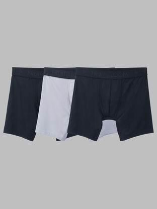 Hanes Originals Women's Mid-Thigh Boxer Brief Pack, Stretch Cotton Underwear,  4