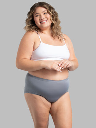 Fruit Of The Loom Women's Fit for Me Plus Size Underwear