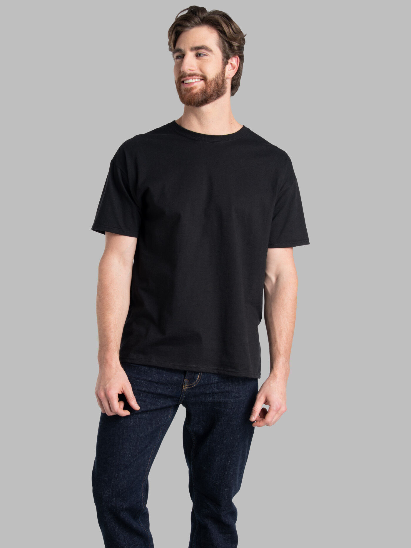 Men's Eversoft® Short Sleeve Crew T-Shirt, Extended Sizes 2 Pack
