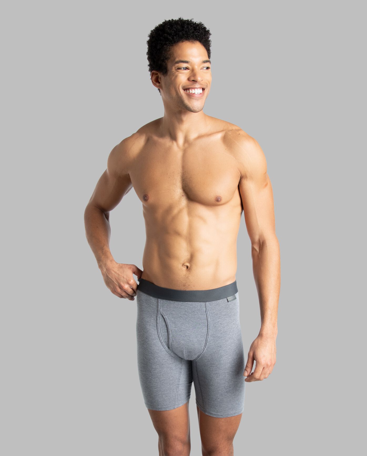 Stanfield's 2-Pack Adult Mens Cotton Stretch Long Boxer Briefs, Sizes S-XL  