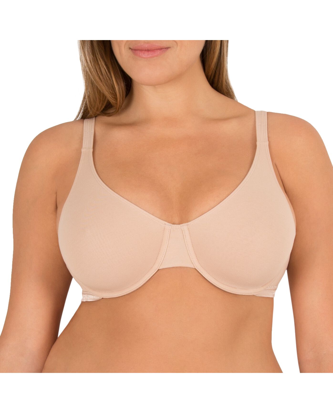  Fruit Of The Loom Womens Plus-Size Cotton Unlined Underwire  Bra