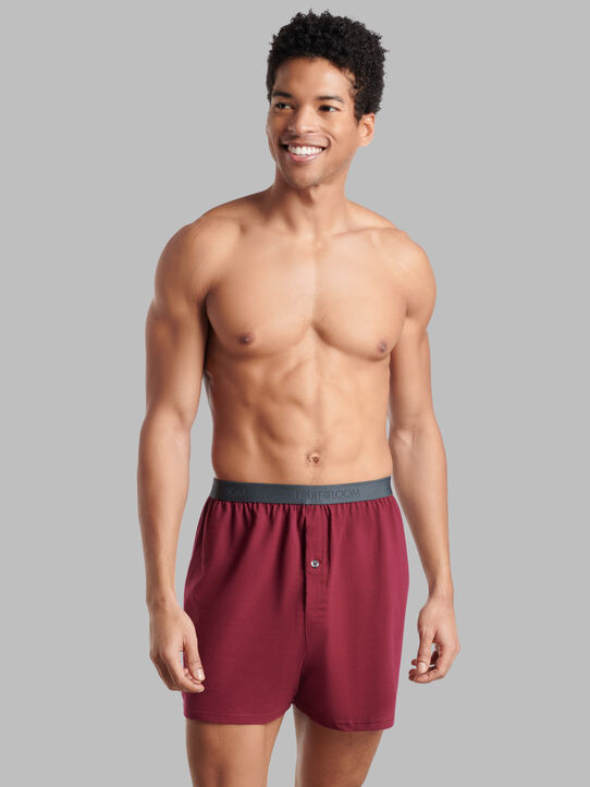 Fruit of the Loom Men's Tag-Free Boxer Shorts (Knit & Woven), Woven - 6  Pack - Assorted Colors, M : Buy Online at Best Price in KSA - Souq is now  : Fashion