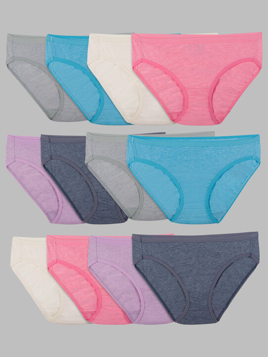 Womens Panties Fruit Of The Loom Womens Eversoft Cotton Bikini Underwear  Tag Free Breathable L230913 From 3,24 €