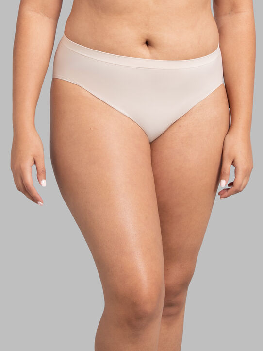 Buy Fruit of the Loom Women's No Show Seamless Underwear, Amazing Stretch &  No Panty Lines, Available in Plus Size Online at desertcartKUWAIT