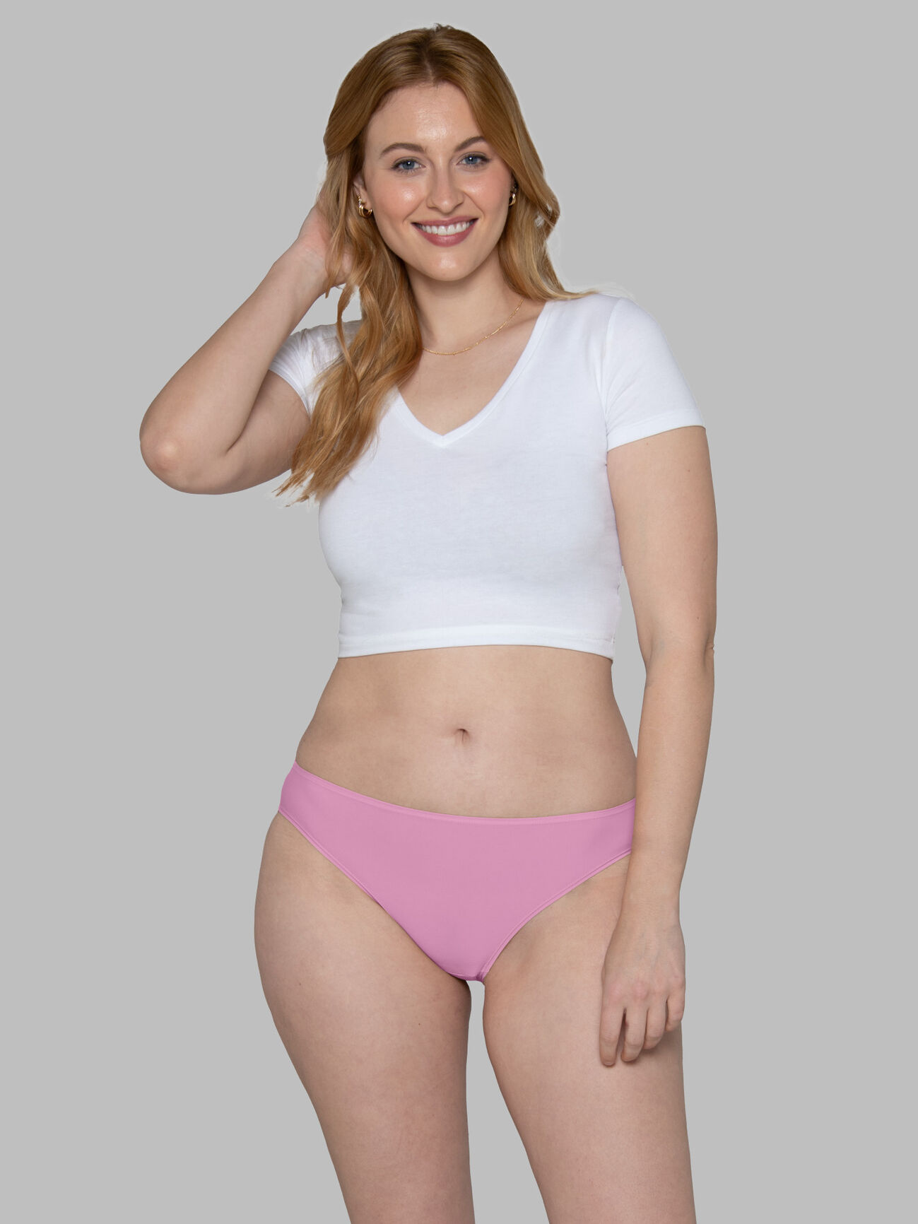 Fruit of the Loom Women's Underwear Breathable Panties Regular & Plus Size,  Bikini - Seamless Mesh - 3 Pack, 5 