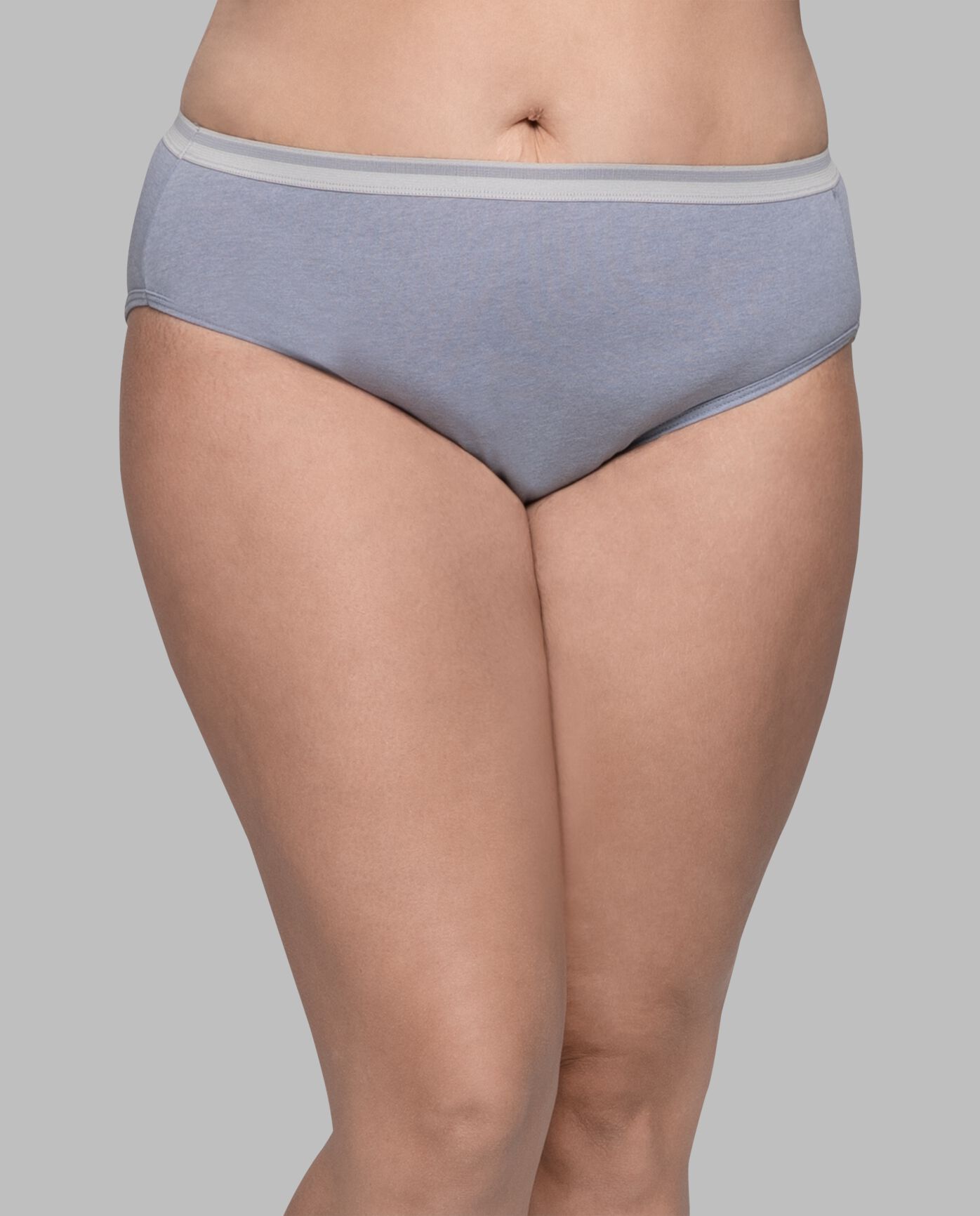 Fruit of the Loom Women's Fit for Me Plus Size Cotton Brief Panties