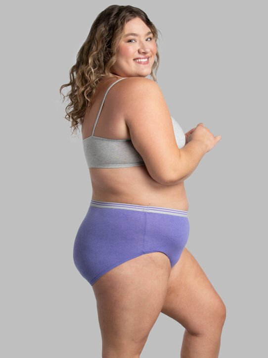 Fruit Of The Loom Women'S Size Underwear, Designed To Fit Your Curves,  Brief-Cotton-Assorted, 9 Plus - Imported Products from USA - iBhejo