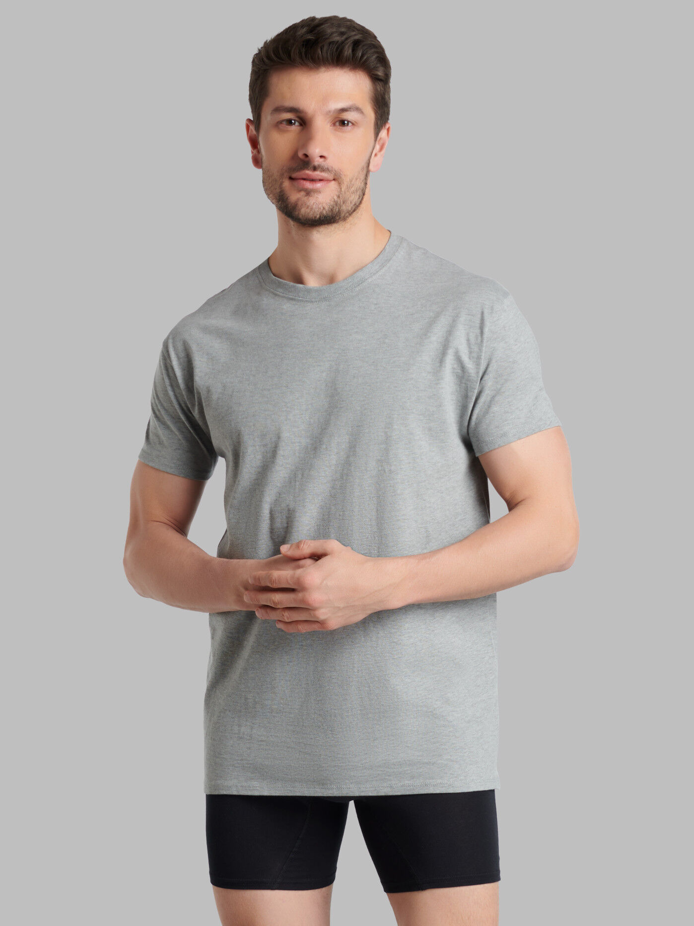 Men's Short Sleeve Crew T-Shirt, Assorted 6 Pack