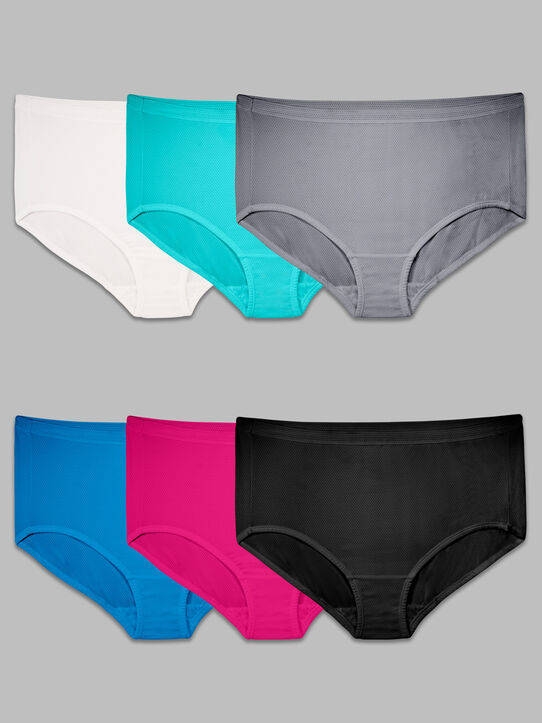  Fruit Of The Loom Womens Underwear Breathable Panties  (Regular & Plus