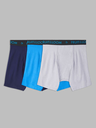 FRUIT OF THE LOOM - Breathable Cotton Micro-Mesh Boxer Briefs - 4 Pack –  Beyond Marketplace