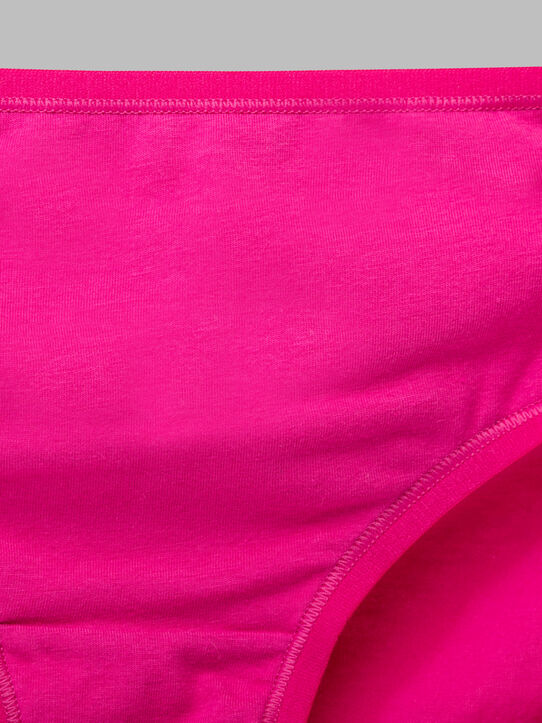 Essentials Women's Cotton Stretch Bikini Panty, 6-pack Rose  Assorted, X-Large