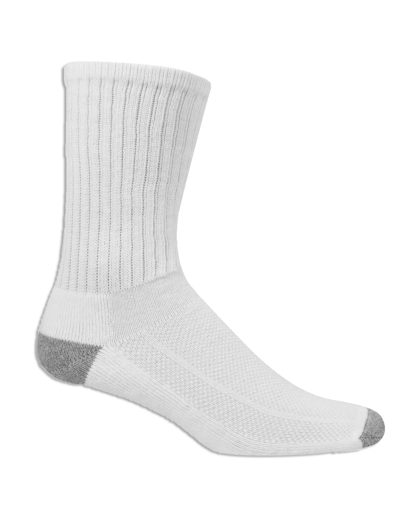 Men's Breathable Cotton Crew Socks, 6 
