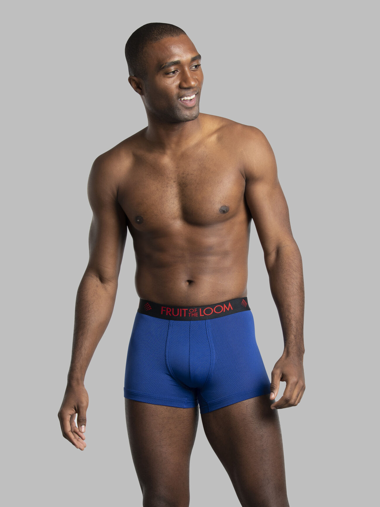 Men's Breathable Micro Mesh Boxer Briefs (3 Pair Pack) by Fruit of the Loom