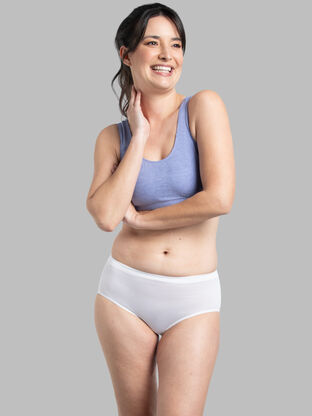 Fruit Of The Loom Women's 6 Pack Seamless Low-Rise Brief : :  Clothing, Shoes & Accessories