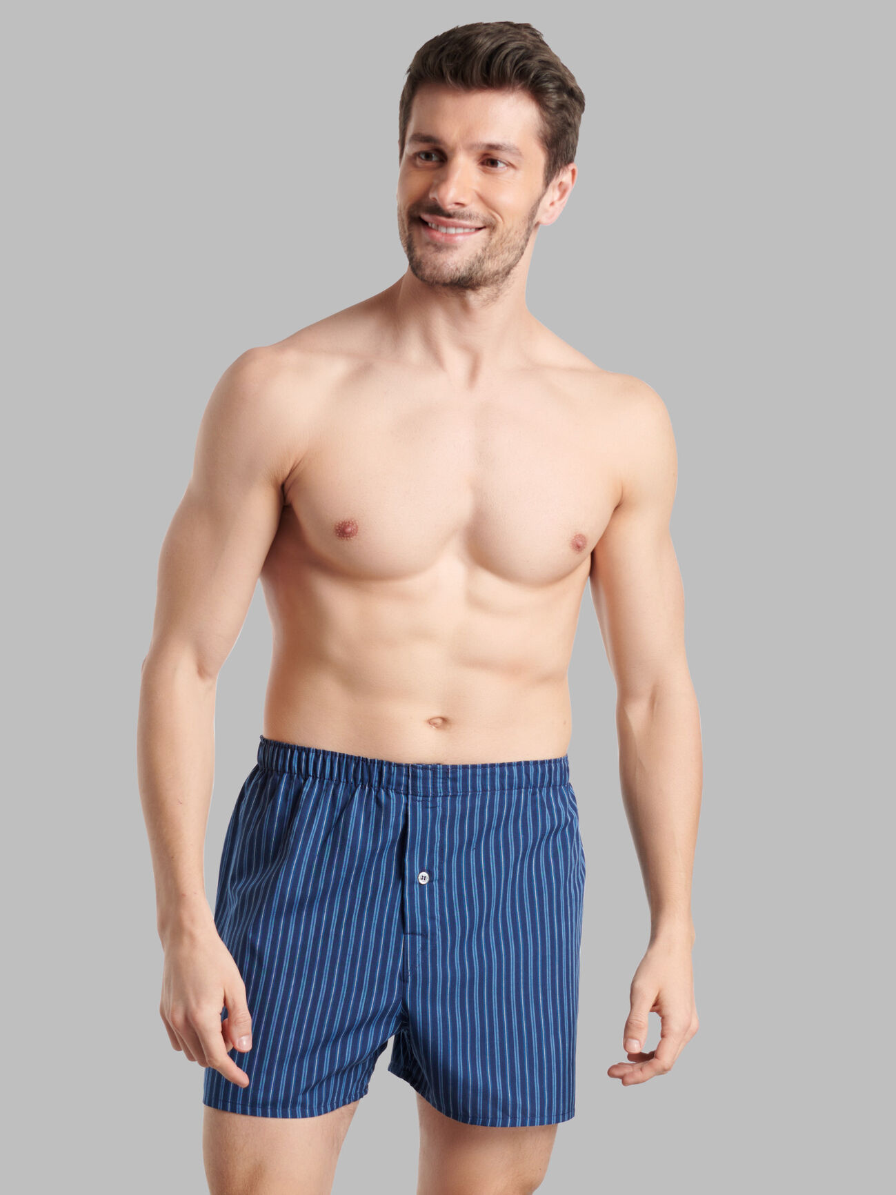 Tartan underwear in stretch cotton - Multi-color