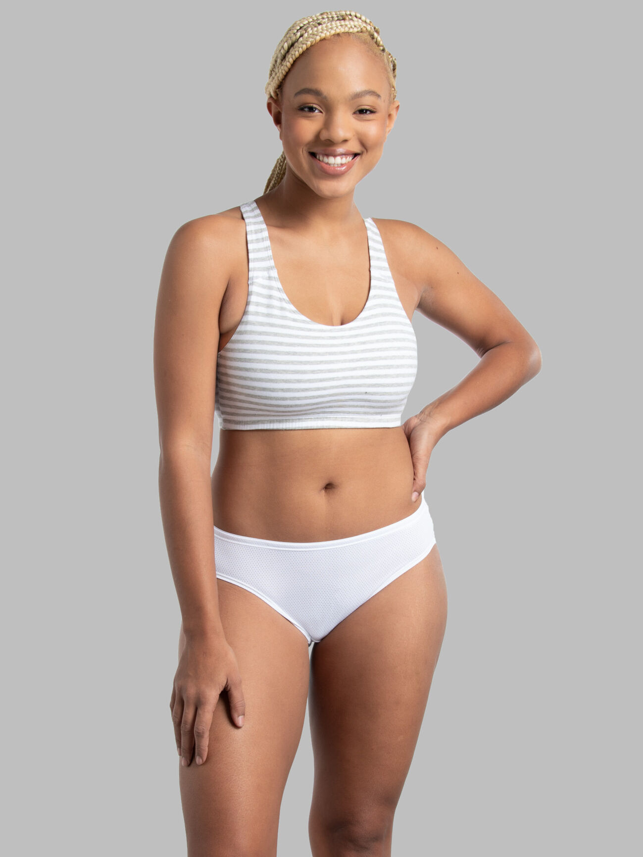Women's Fit for Me by Breathable Micro-Mesh Hipsters