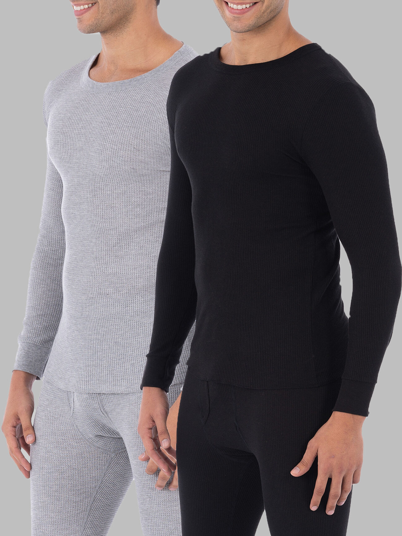 $75 Fruit Of The Loom Underwear Men's Blue Thermal Base-Layer