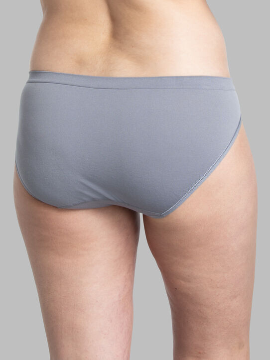 COSOMALL 6 Pack Women's Invisible Seamless Bikini Underwear Half