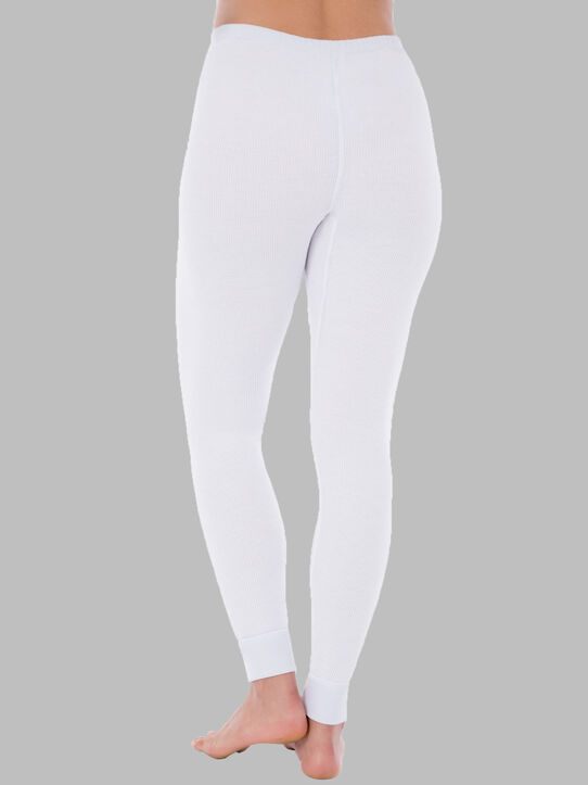 Fruit of the Loom Women's Thermal Underwear Bottom Small Arctic White