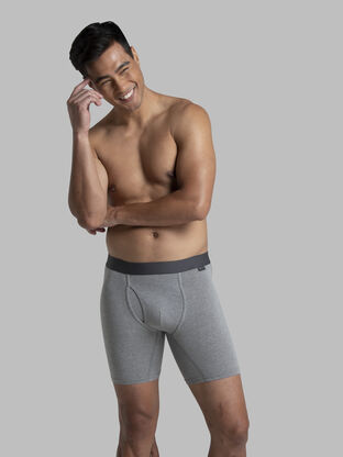 TIHLMK Men's Underwear Cotton Large Size Fatty Men's Boxer