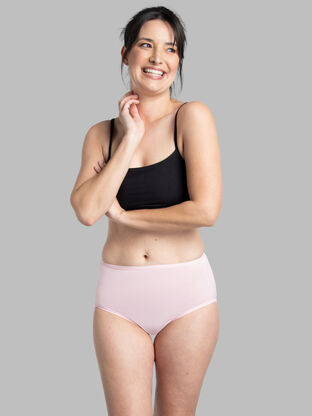 Buy Zivame Women's Cotton Blend Classic Briefs (Pack of 1)  (ZI2693FASHJDAST00MED_Pink_Small) at