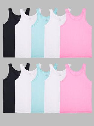 Buy Feathers Girls Polkadot Print Tagless Cami Super Soft Undershirts  (3/Pack) Online at desertcartSeychelles