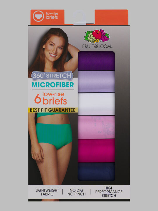 B91xZ Womens Cotton Underwear Stretch Microfiber Low-Rise Brief