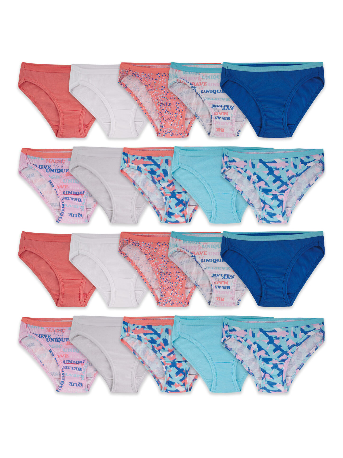 Buy Fruit of the Loom Women's Tag Free Cotton Bikini Panties, 10 Pack -  Body Tones, 5 at