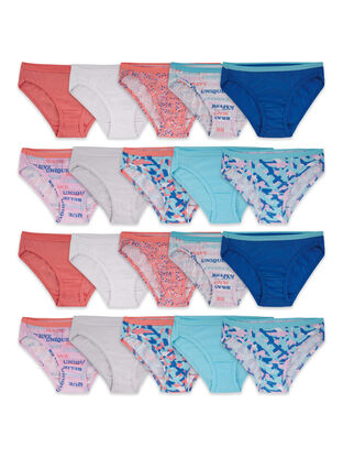 Girls' 5pk Bikini Underwear - More Than Magic Assorted Colors M, Girl's,  Size: Medium, White, by More than Magic
