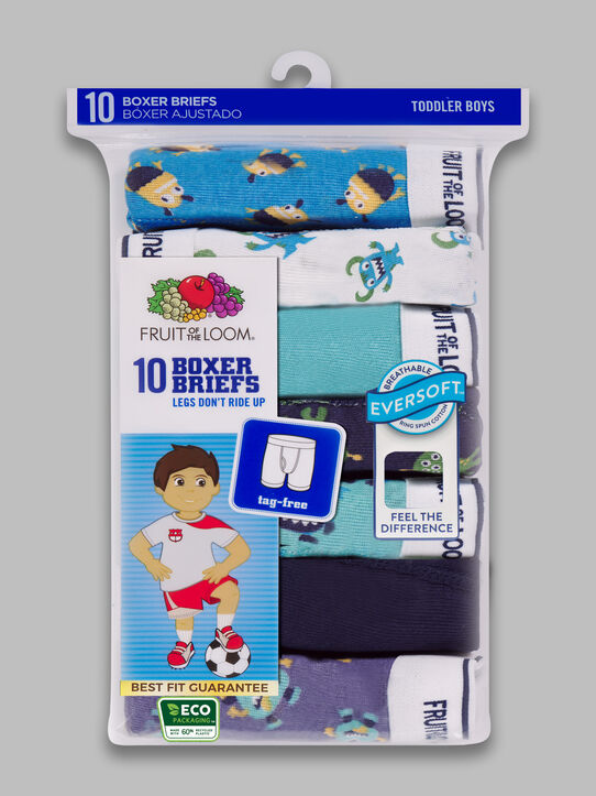 Fruit of the Loom Toddler Girl EverSoft Brief Underwear, 10 Pack, Sizes 2T- 5T - DroneUp Delivery