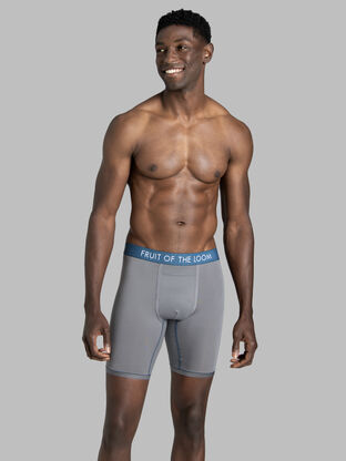 Hanes Originals Men’s Underwear Trunks, Moisture-Wicking Stretch Cotton,  6-Pack