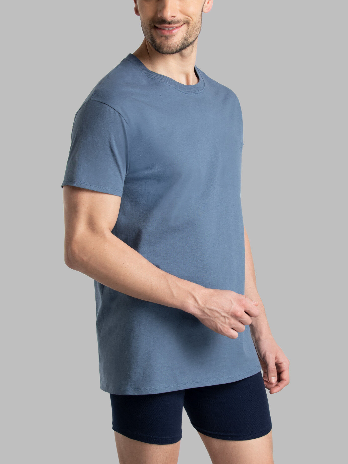 Men's Short Sleeve Crew T-Shirt, Assorted 6 Pack