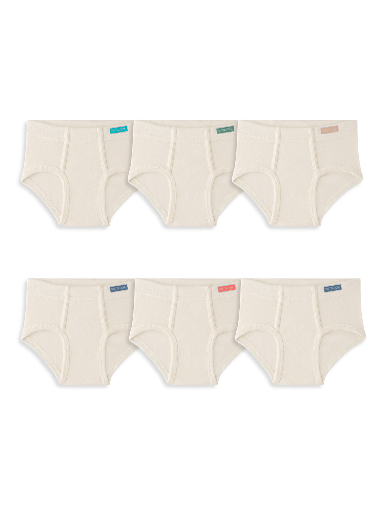 Big Boys' Underwear Briefs Soft 100% Cotton 6-Pack Kids Underwear Toddler  Undies